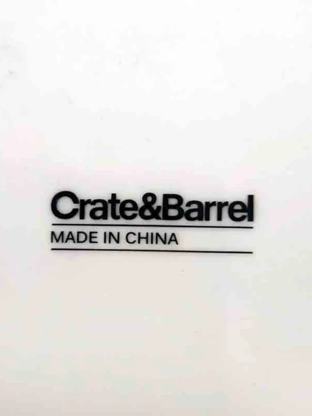 NWOT Crate & Barrel Ceramic Coffee Mug Cup Multicolor Plaid 14 oz